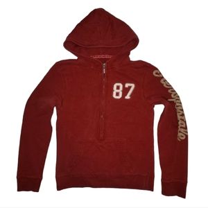 Aeropostale Red Zip Up Hoodie